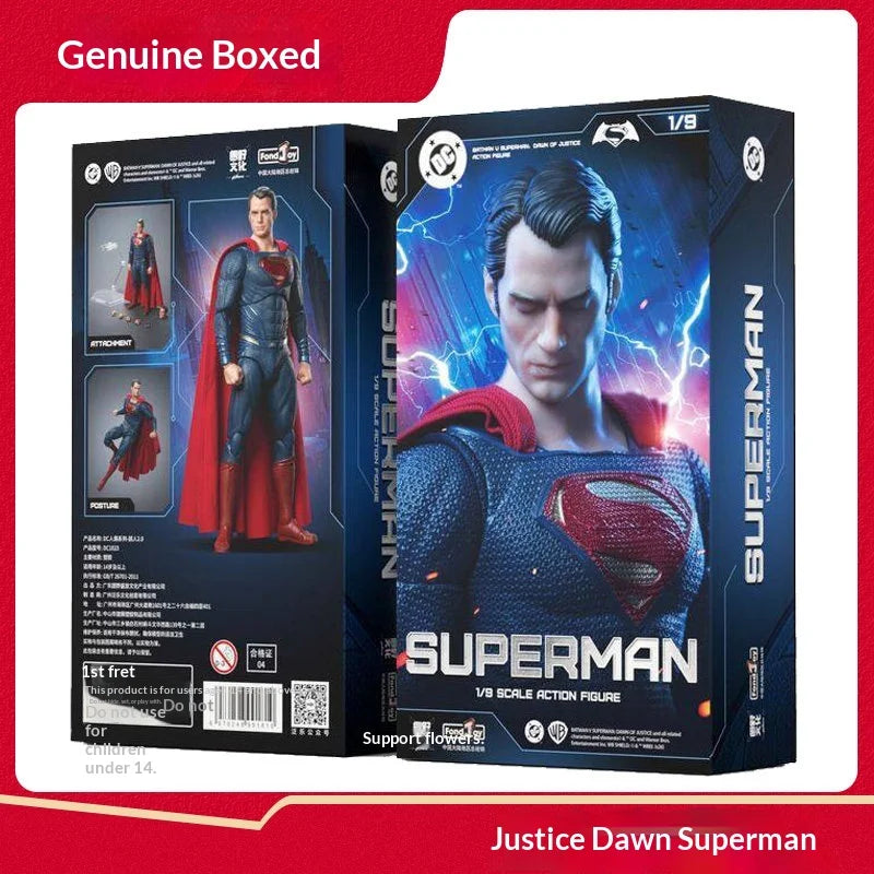 Fondjoy DC Superman Action Figure One Ninth Scale Articulated Collectible Official Licensed Batman V Superman Dawn Of Justice