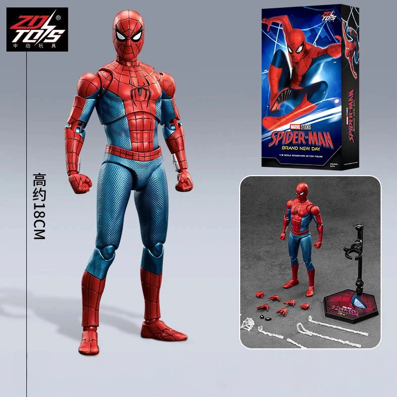 ZDTDS Deadpool & Wolverine Spider-Man X-Men Logan Winston Wilson Assembly Action Figures Collection Doll Joint Mobility Toy Gift
