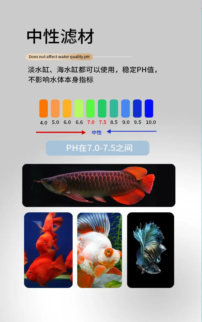 Fish Tank Filter Material Nitrifying Bacteria House Quartz Ball Filter Bottom Filter Aquarium Bacteria Filter Water Purification