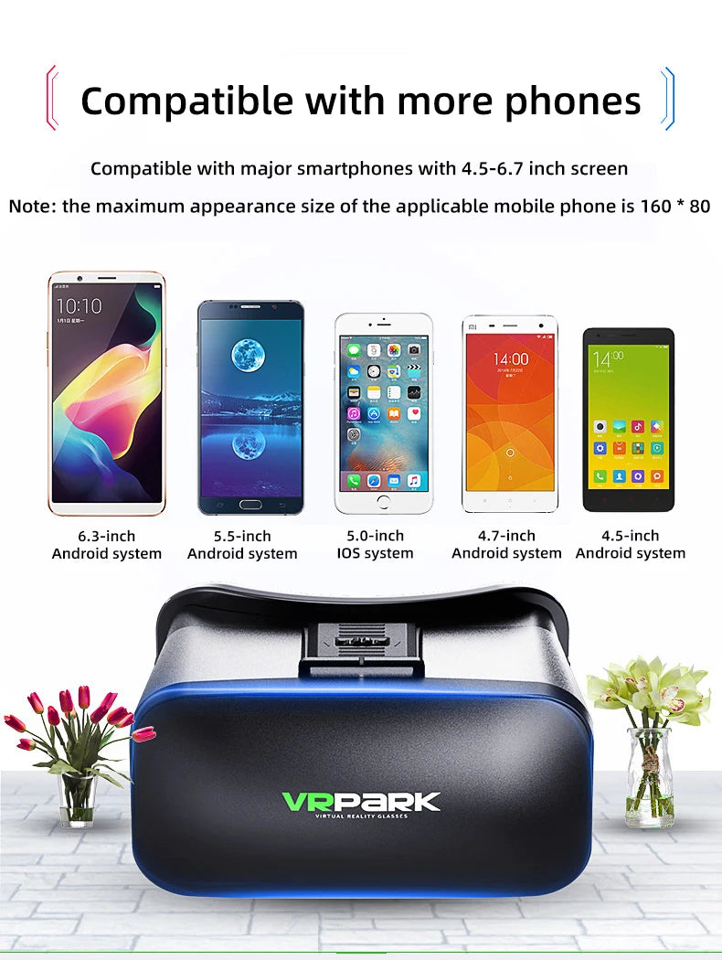 VR Glasses 3D Virtual Reality Headset