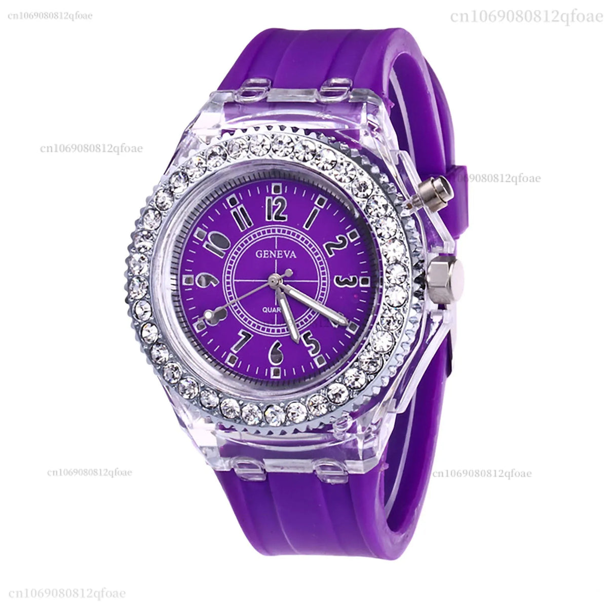 Luminous Colorful LED Luminous Watch for Male and Female Students, Fluorescent Quartz Hand for Male and Female Students