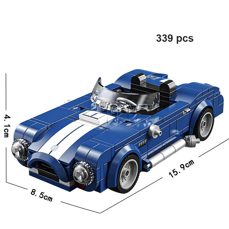 Technical Car Speed Racing Building Blocks Bricks Sets Sports Car MOC Garage City Vehicle Creative Toys For Kids