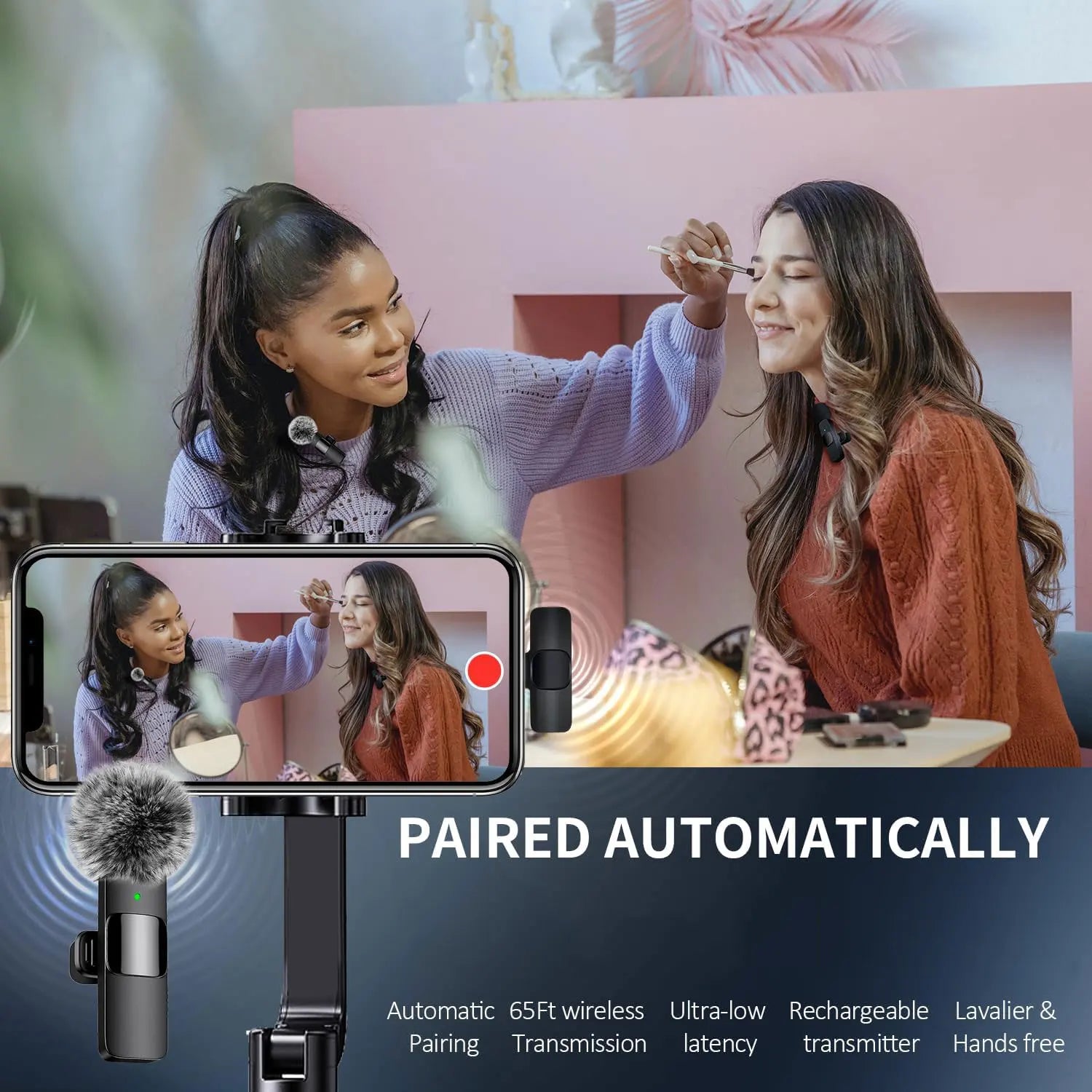 Wireless Microphone For Audio Video Recording