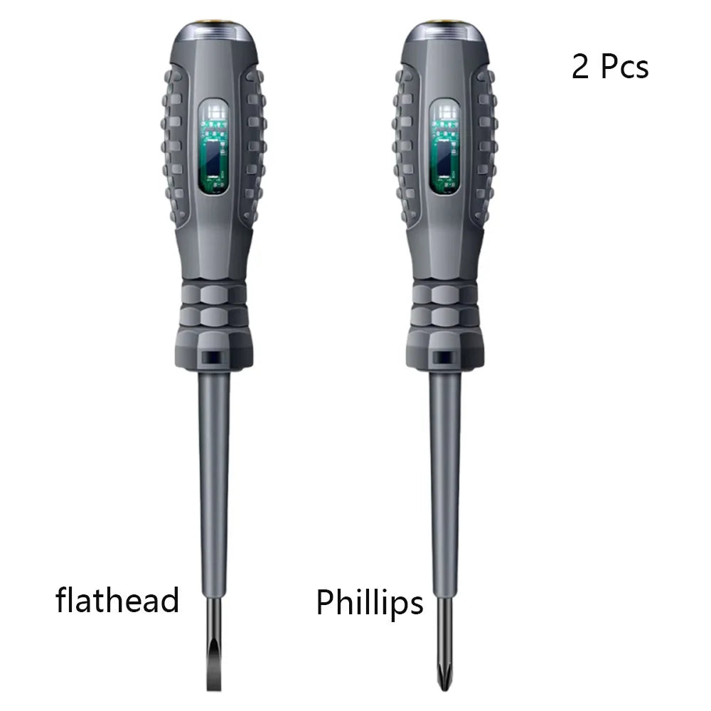 Quickly and safely test electrical circuits with this multifunctional electrician test screwdriver—AC non-contact induction pen for accurate voltage detection!