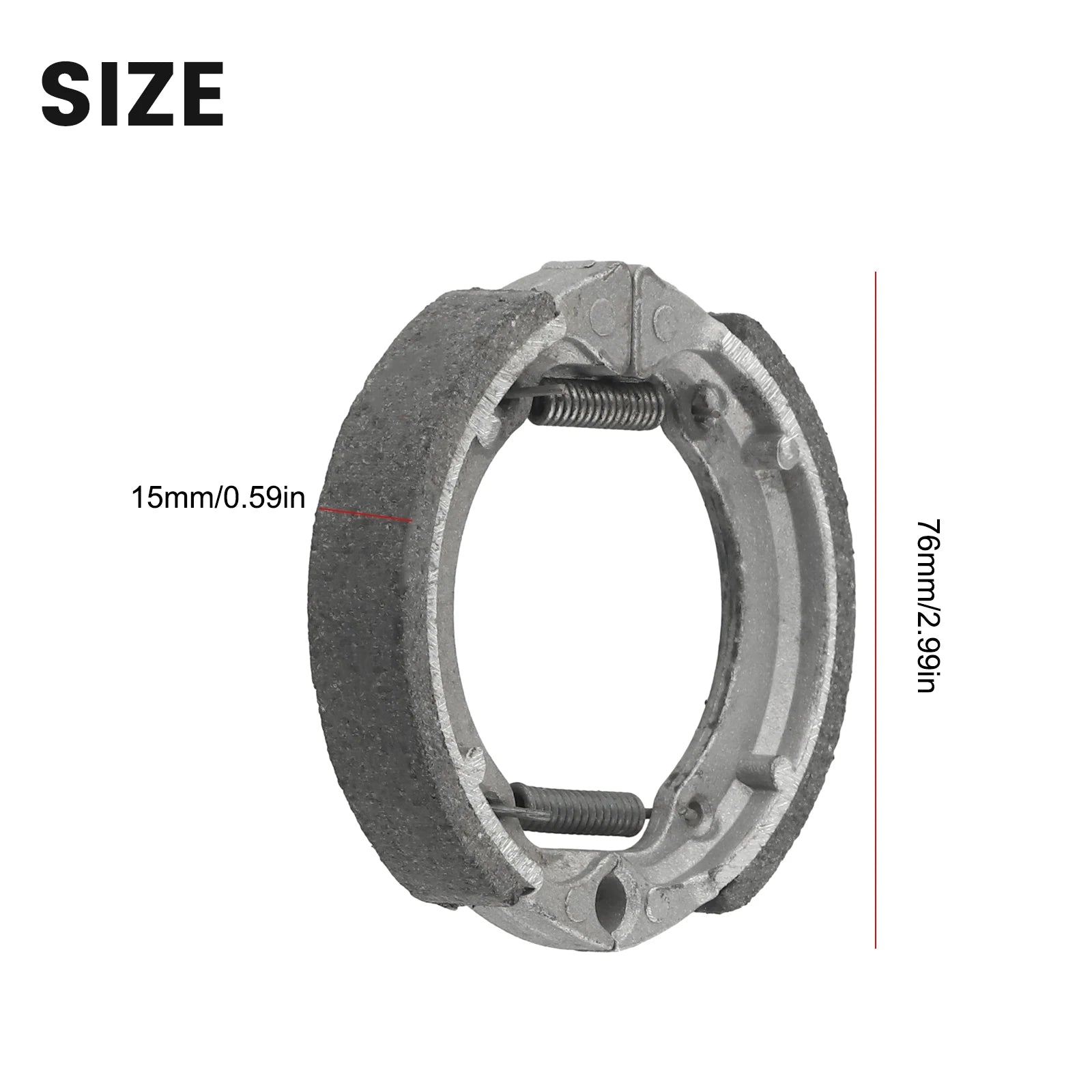 Brake Pads Brake Shoe Ebike Brake Pads For Electric Bicycle Brake Pads Front Brake Little/Brushless Motor Rear Wheel