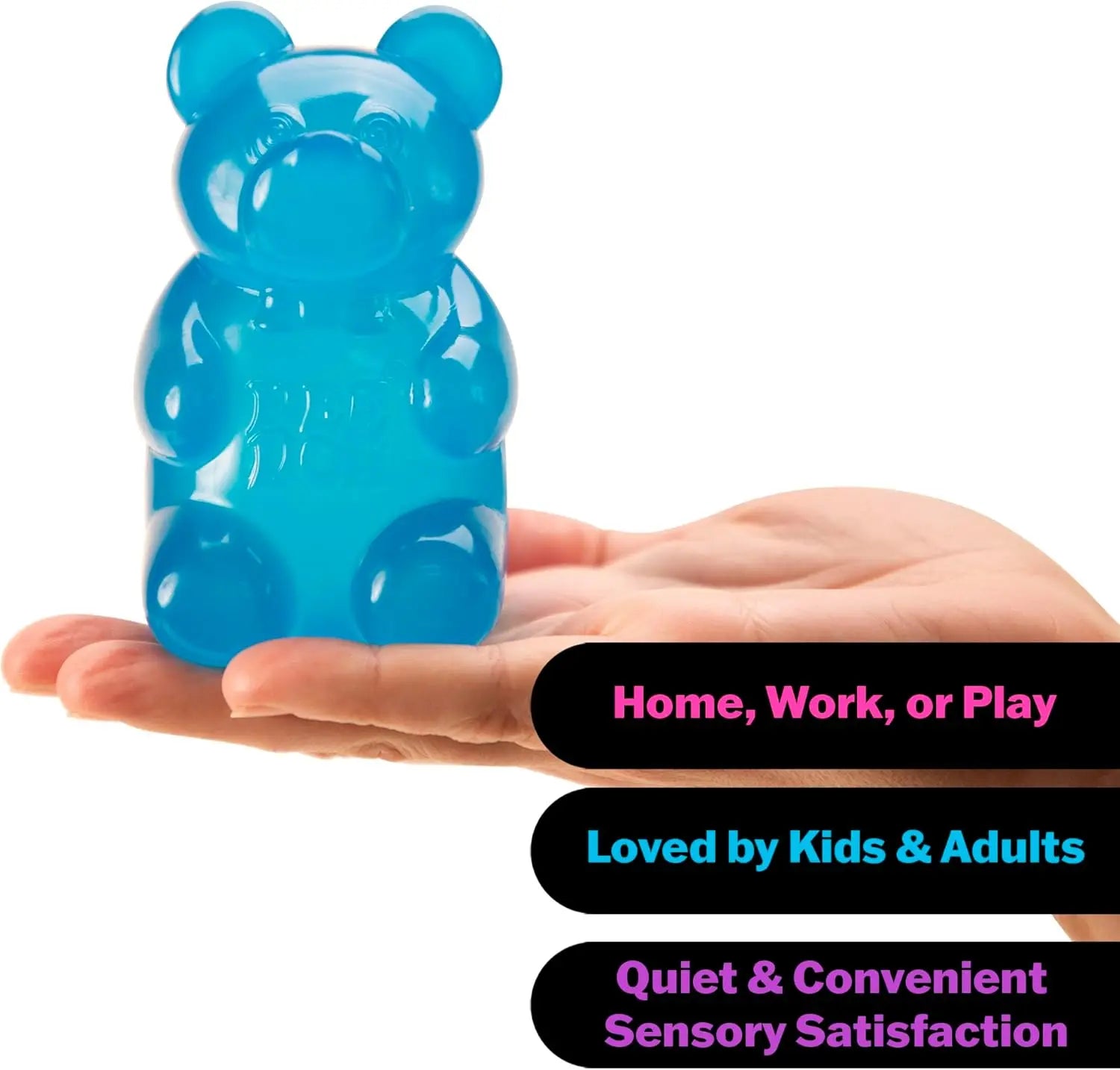 NeeDoh Gummy Bear Maltose Squeeze Squishy Fidget Toy Stress Relief for Kids Adults Blind Box