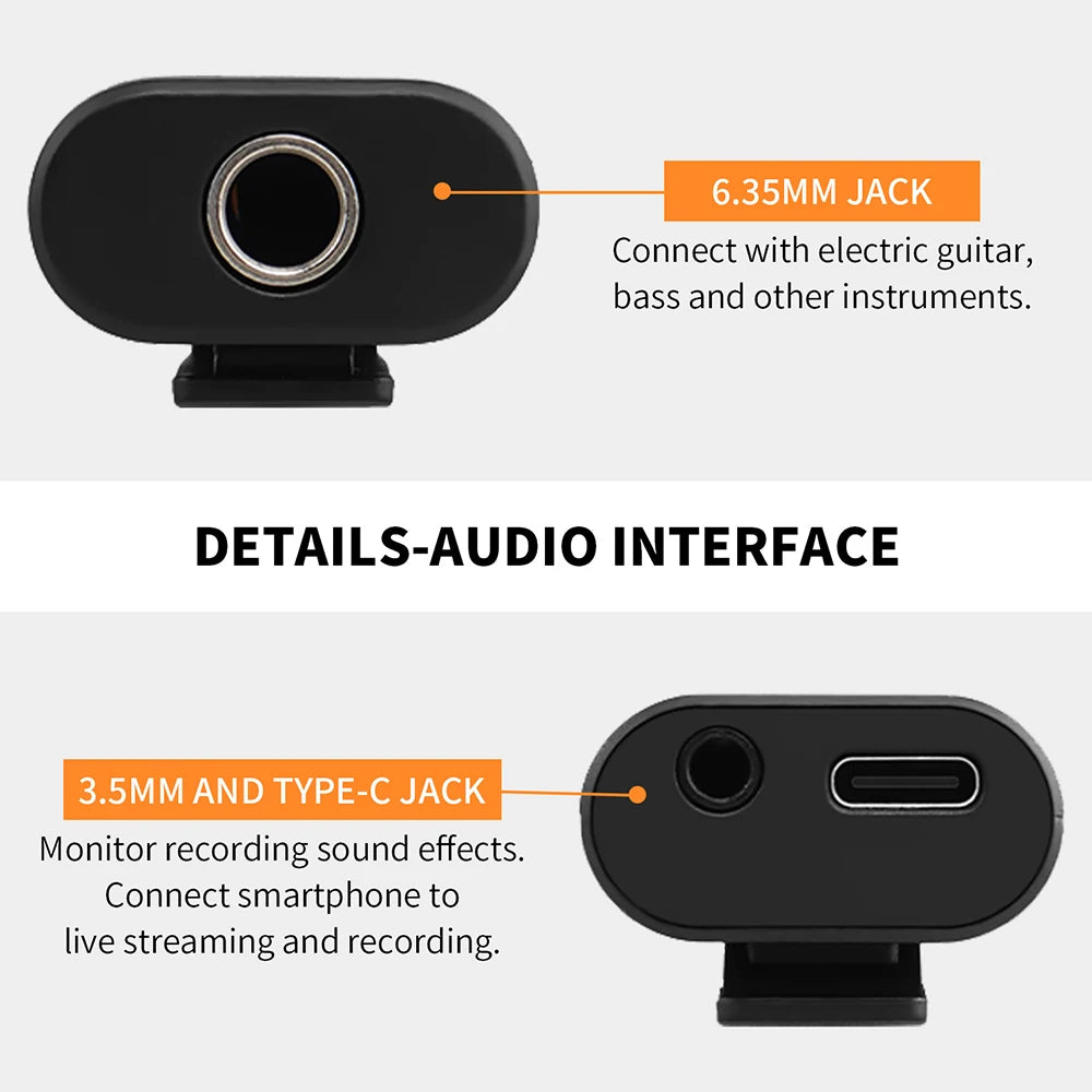 JOYO MOMIX CAB Portable Sound Card Pocket Size Plug & Play Mini Audio Mixer for Phone PC Guitar Live Streaming/Recording