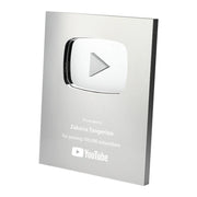 Blank YouTube Creator Award , YouTube Play Button Award, YouTube Award Plaque Wholesale