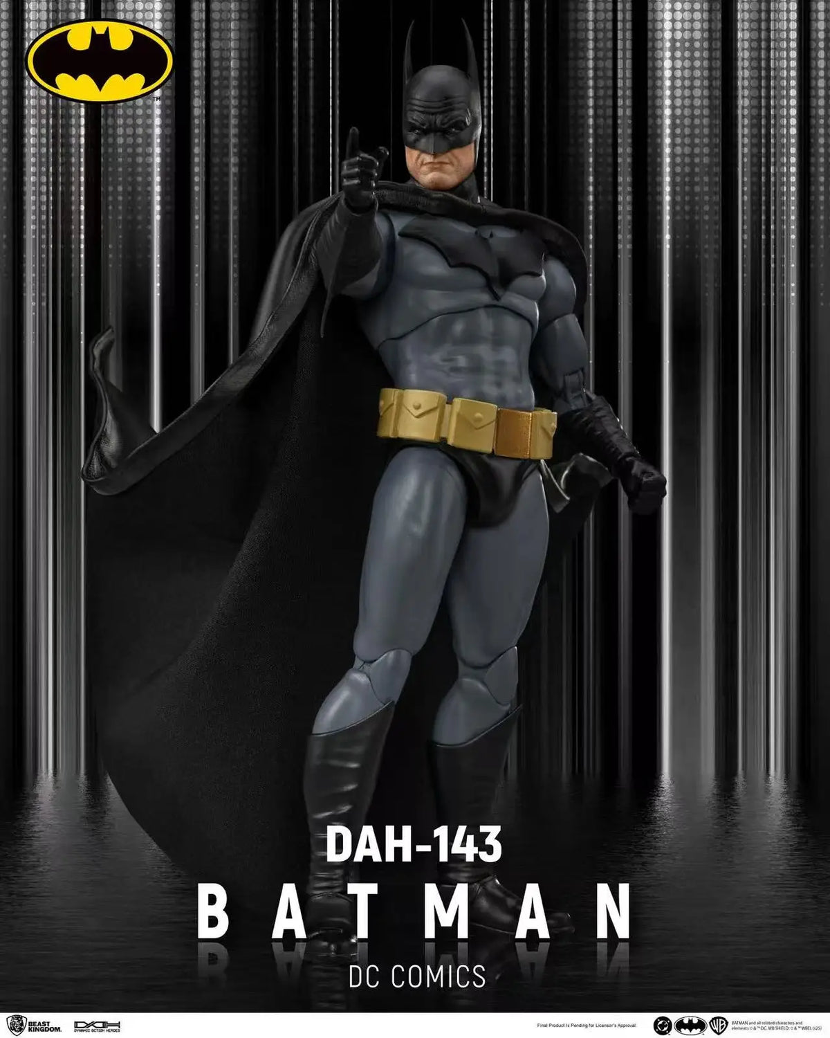 8Inch Original DC Beast Kingdom DAH-140 Green Lantern 141 The Flash 142 Superman 143 Batman Action Figures Collection Gift Toys