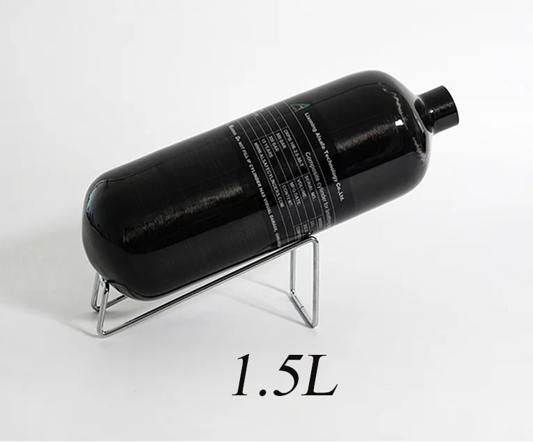 ALSAFE 1.5L 4500psi Composite Air Tank Ultra Light Carbon Fiber Diving tank M18*1.5