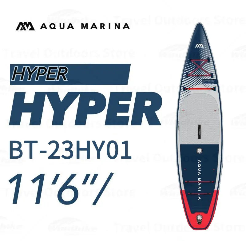 AQUA MARINA HYPER Surf Board Inflatable Stand-Up Inflatable Surfboard Water Sports SUP Board Longboard Boat Dinghy Raft 350cm