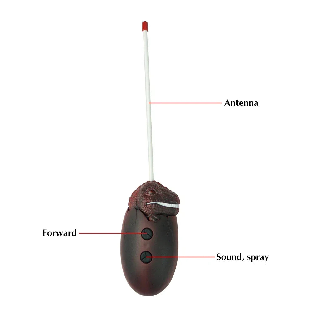 RC Animal Toy Remote Control Dinosaur Tyrannosaurus Spray Fire Sounds Music LED Light Kid Toys for Boys Children Christmas Gifts