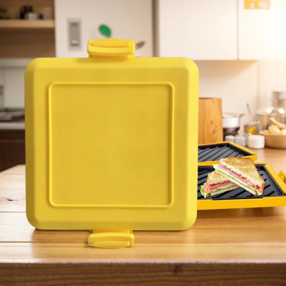 Microwave Toastie Maker No Electricity Microwave Sandwich Maker Time Saving Microwavable Toast Maker for Fast Breakfast