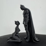 3D Printed Muscular Gotham Figurine Modern Desk Edge Ornament bodybuilding Style Tabletop Statue Collectible Gift for Boyfriend