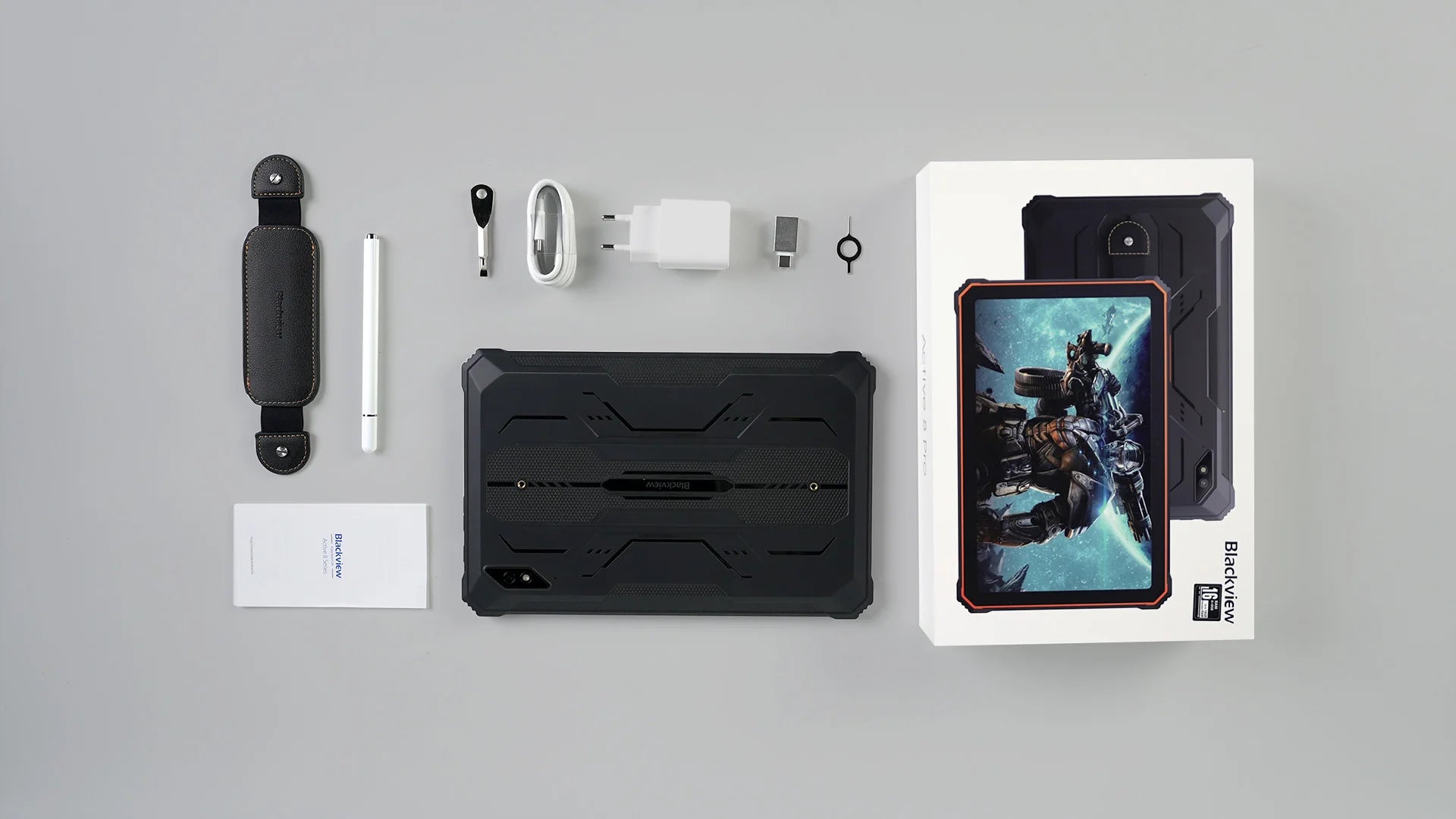 Blackview Active 8 Pro Rugged Tablets 22000mAh Battery Android 13 10.36" 2.4K Display 16GB 256GB Helio G99 48MP Camera Tablet PC
