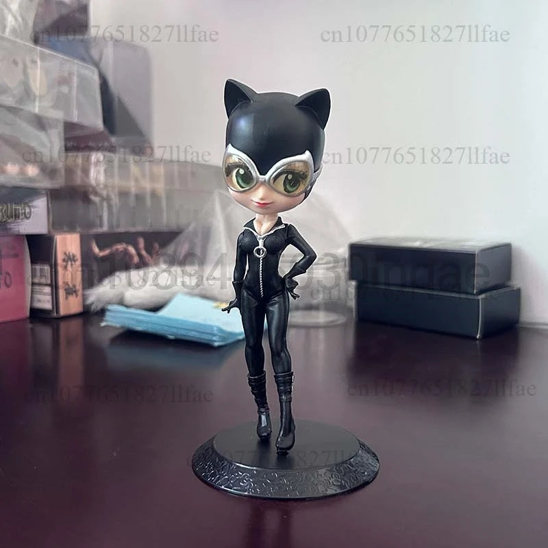 Qposket Harley Quinn Joker Cat Women Wonder Women Action Figure Toys Gift Doll Cake Decoration Birhtday Present For Children