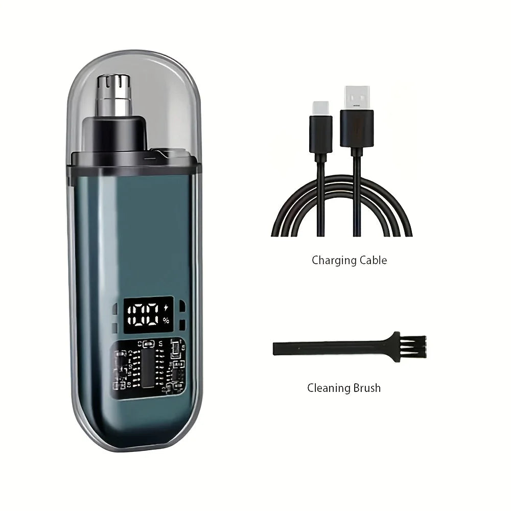 USB charging nose and ear hair trimmer
