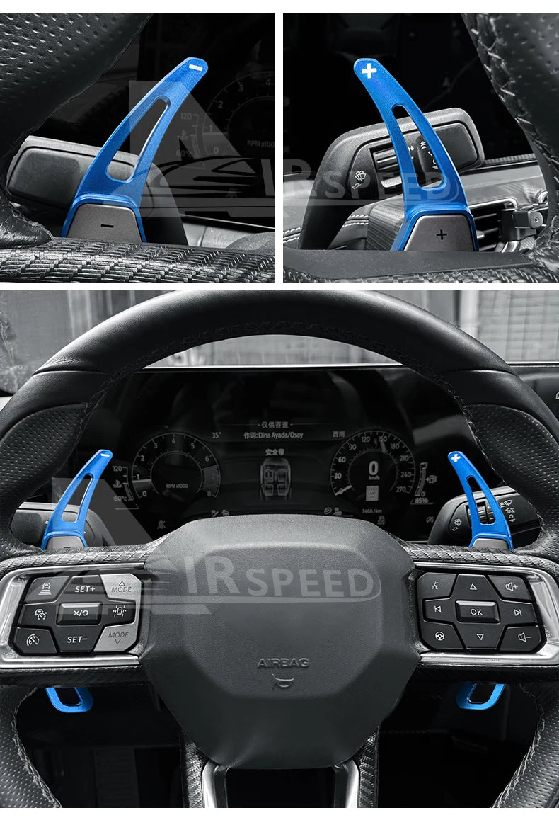 For Ford Mustang GT Dark Horse EcoBoost 2024 2025 2026 Car Steering Wheel Shift Paddle Gear Paddles DSG Extension Aluminum Alloy