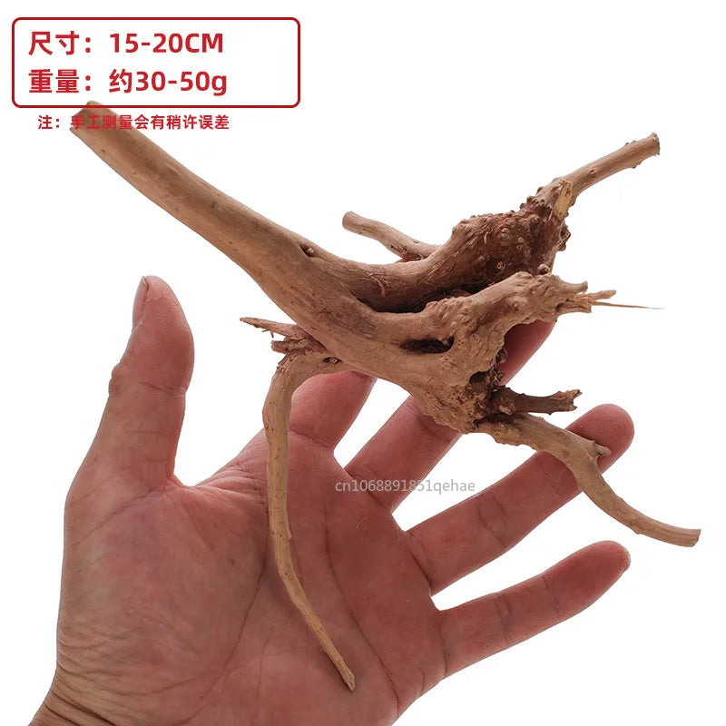 Fish Tank Decoration Natural Wooden Small Habitat Roots Driftwood Scenery Decorative Ornaments Aquarium Landscape Tree Roots