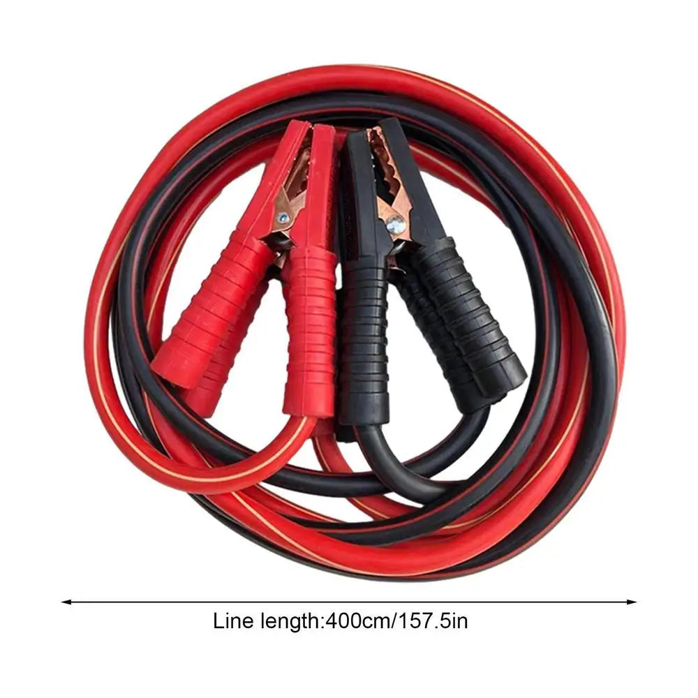 3/4 meters 1500A Car Battery Jump Starter Cable Booster Cable Clamps Emergency Jump Starter Leads Van SUV Double-ended Clips