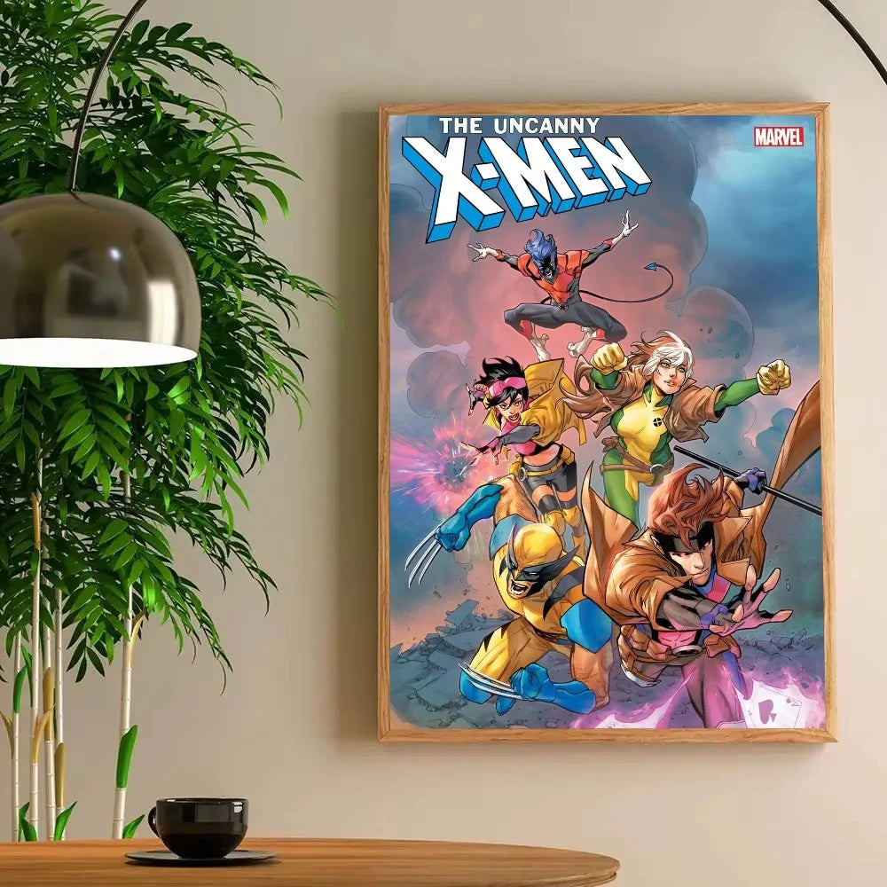 1pc X-X-M-MEN Classic Movies Poster Poster Art Print Bar Living Room Furniture Decor