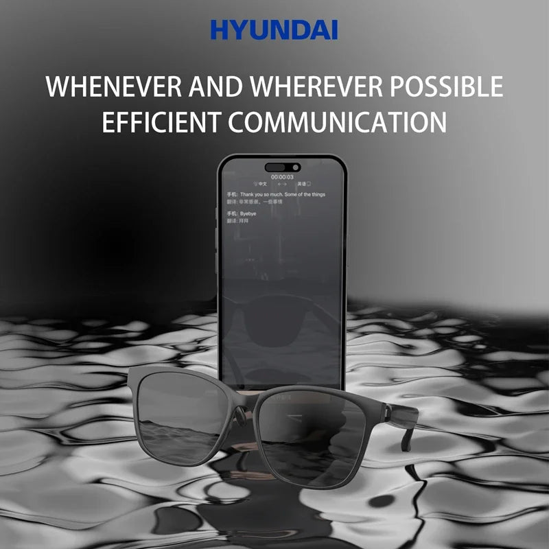 Smart Glasses AI Intelligent Translation Wireless Bluetooth Glasses With Real-time Simultaneous Interpretation Headset 2025 New