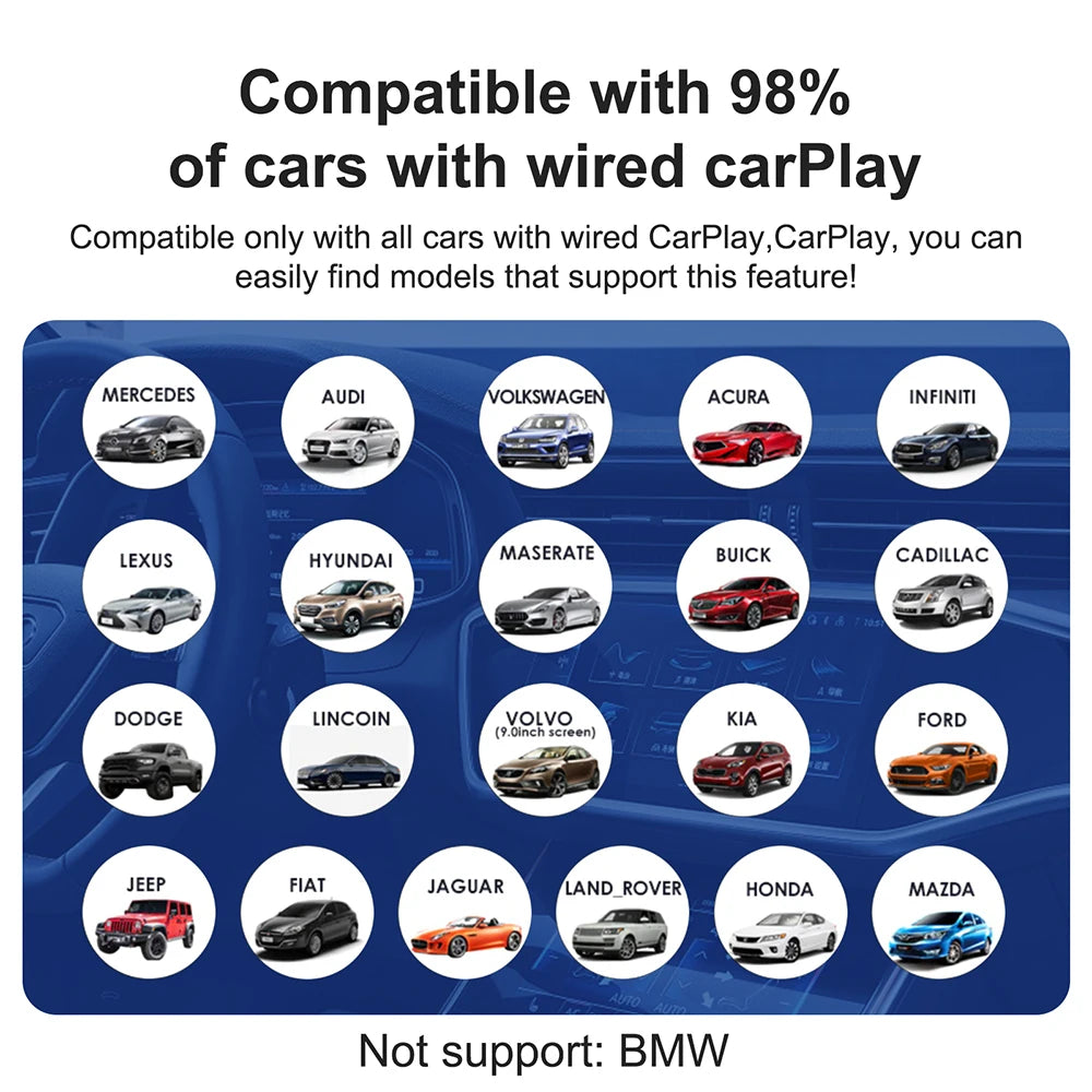 New Carplay Ai Box Wireless Android Auto Wireless Carplay Adapter TV Box For Netflix YouTube Car Intelligence Systems