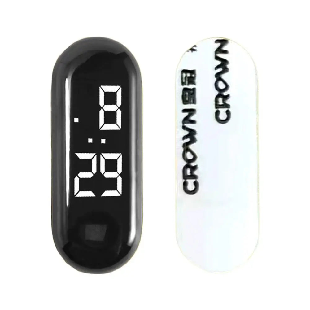 Luminous Motorcycle Car Clock Auto Internal Stick-On Mini Sport Waterproof Watch Mechanics Led Clocks Auto Ornament Accessories