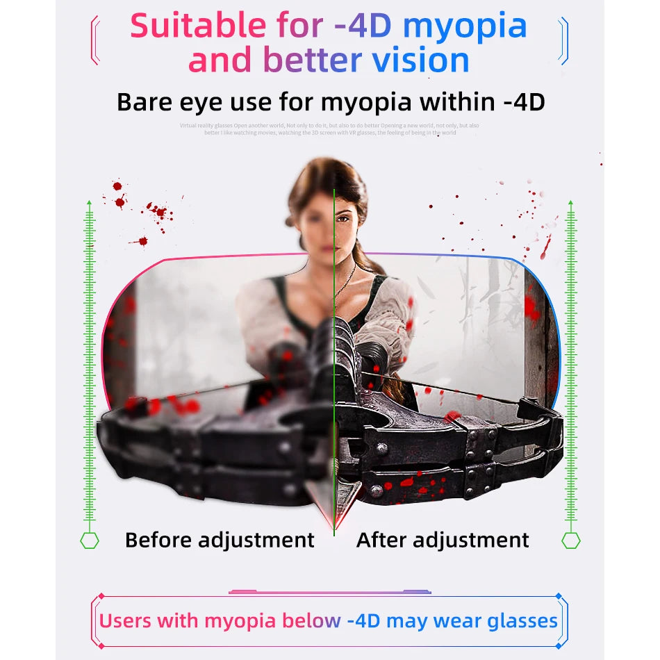 VR Glasses 3D Virtual Reality Headset