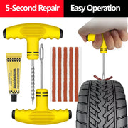 Car Tire Repair Tool Kit Vacuum Tyre patches maintenance special tool with Rubber Strips Glue Auto Bike Motorcycle Puncture Plug