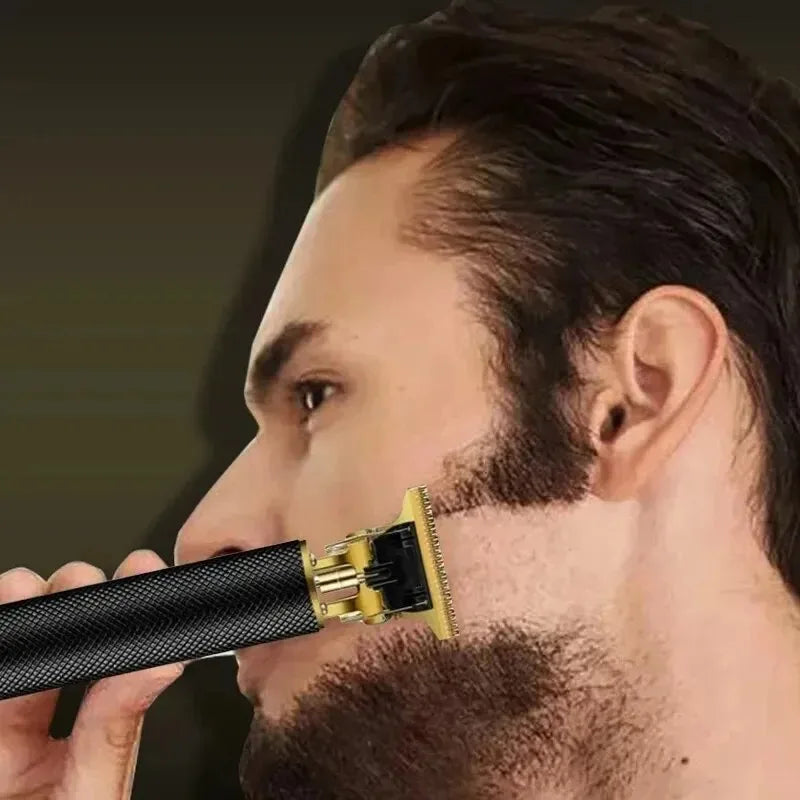Get the perfect cut with this vintage electric hair clipper—rechargeable and designed for men who want sharp, clean trims anytime!