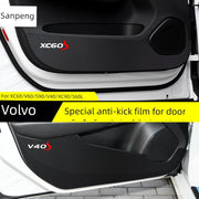 Volvo XC60 Carbon Fiber Interior Car Door Kick Protection Pad