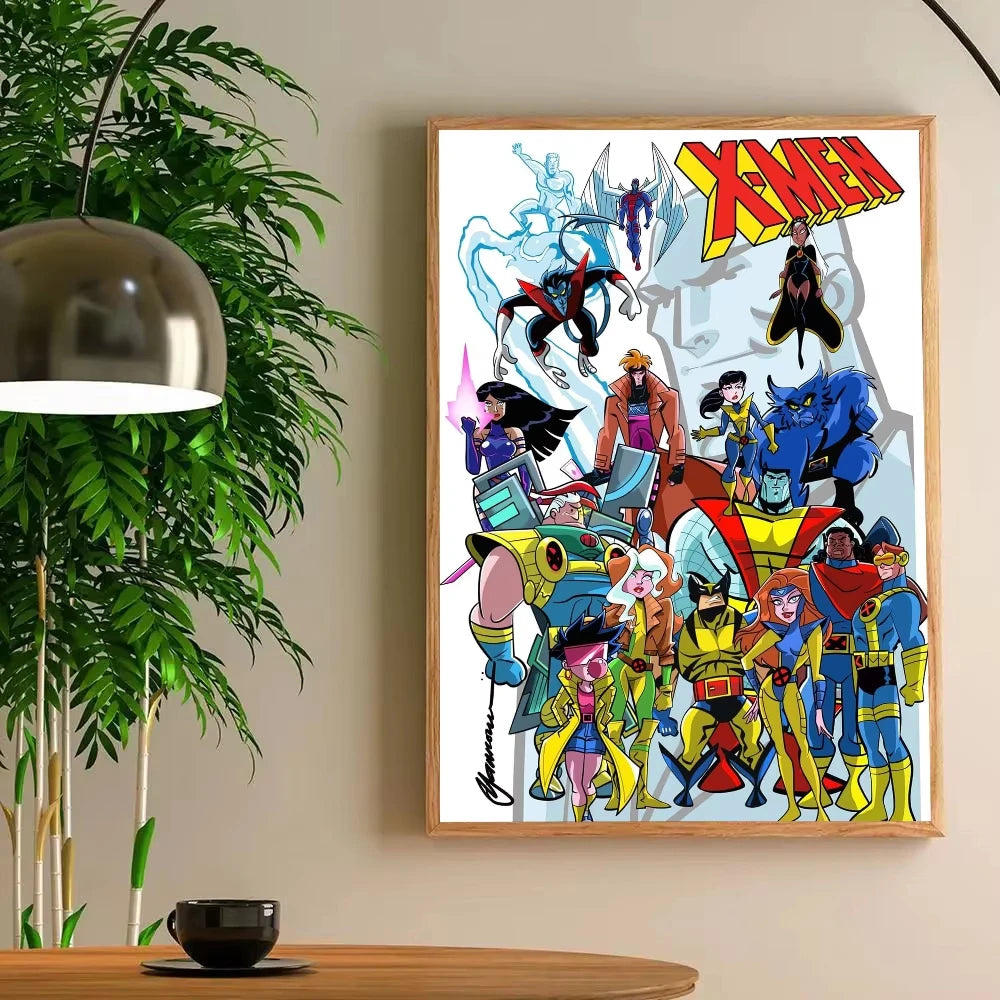 1pc X-X-M-MEN Classic Movies Poster Poster Art Print Bar Living Room Furniture Decor