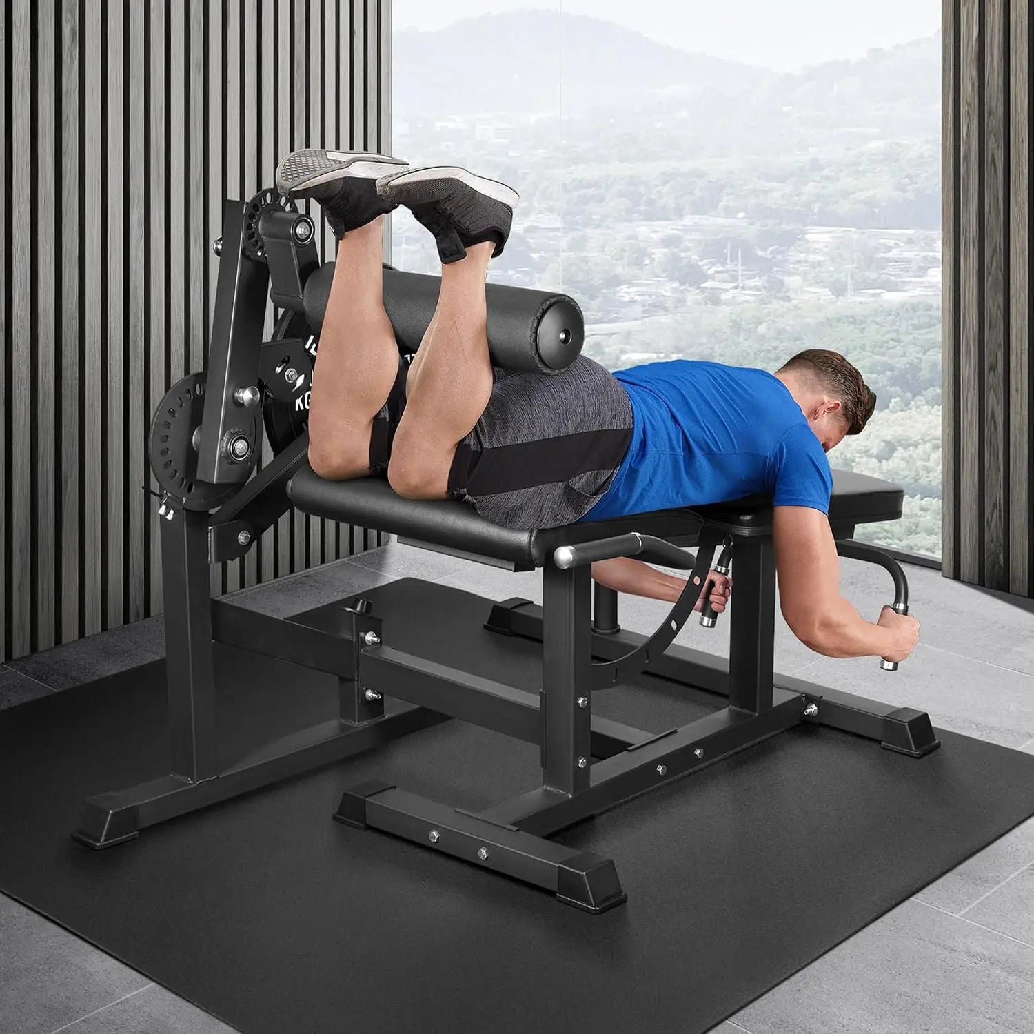 2-in-1 Leg Extension and Curl Machine, Home & Gym Quadriceps Hamstrings Trainer, Adjustable Multifunctional Leg Fitness, Custom