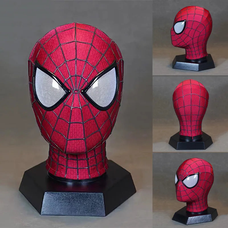 Handmade Spider-Man 2 Movie Accuracy Garfield Version Cosplay Mask Peter Parker Handicraft Collectible Item For Gift