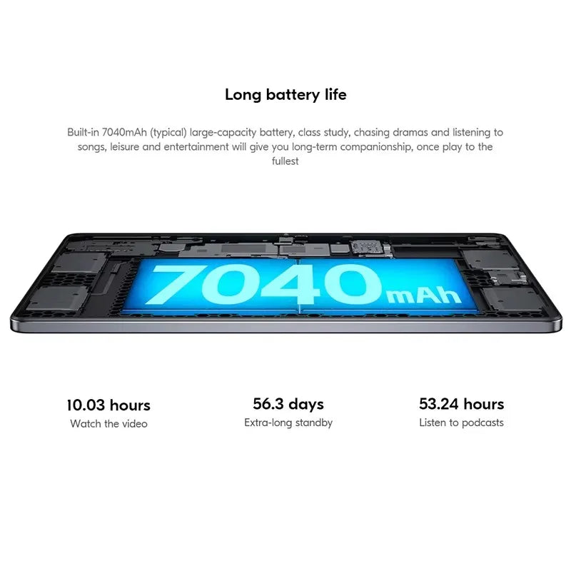 Global Firmware Lenovo Xiaoxin Pad 2024 Tablet 6GB 8GB 128GB 11" Display Qualcomm Snapdragon 685 GPS WIFI 7040mAh Android Tab