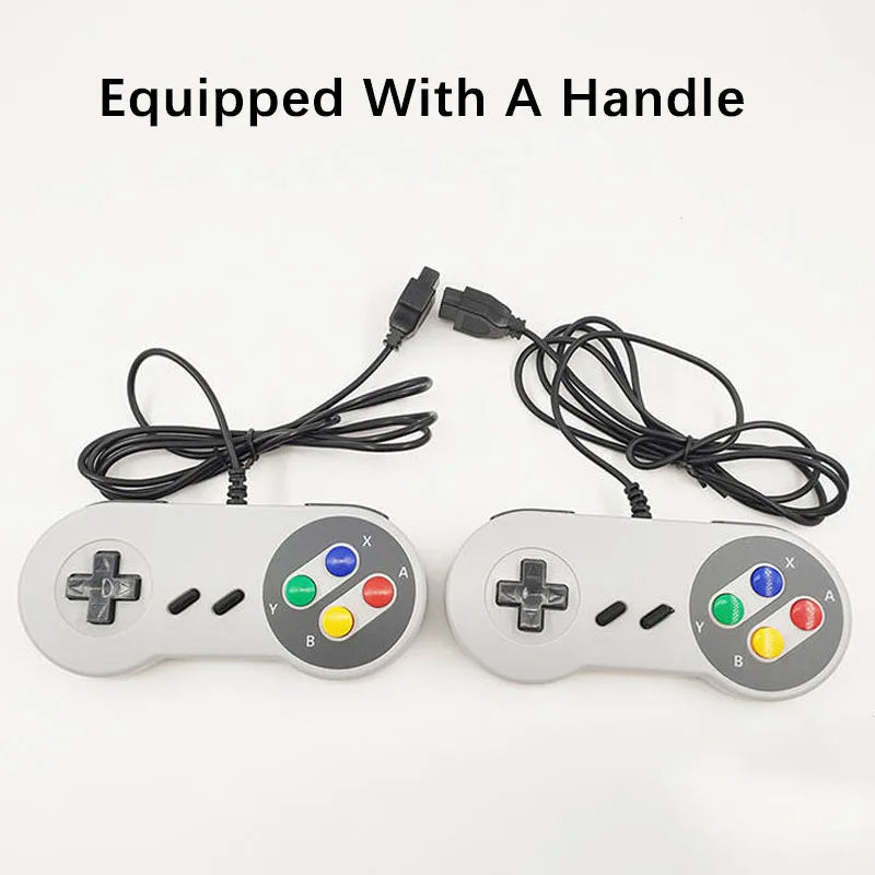 Mini Portable Retro Video Game Console For SNES Home Game Player AV Output Built in SFC620 Game with Wired Gamepad GameAccessory