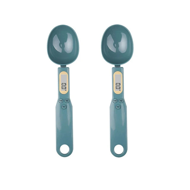 Measure ingredients with precision using this digital spoon scale—electronic LCD display, 0.1-500g capacity, perfect for flour, milk, coffee powder, and more!