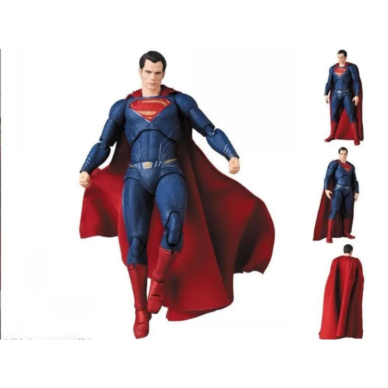 DC Justice League full set of hand-made Superman, Batman, Flash, movable model, cartoon, ornaments and gifts around.