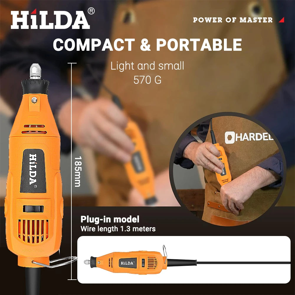 Electric Mini Drill Grinder Engraving Pen Mini Drill Electric Rotary Tool Grinding Machine Accessories