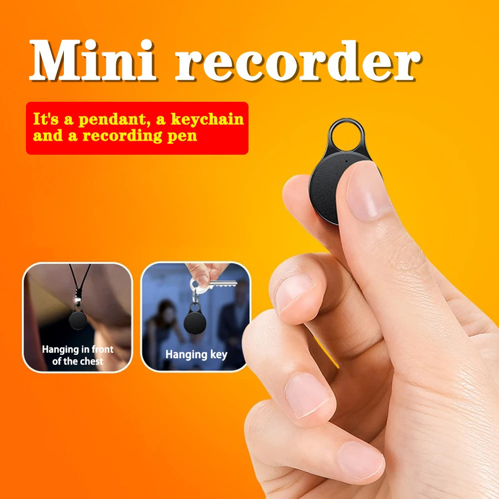 Capture important moments discreetly with this mini voice recorder pendant—small, stylish, and ready when you are!