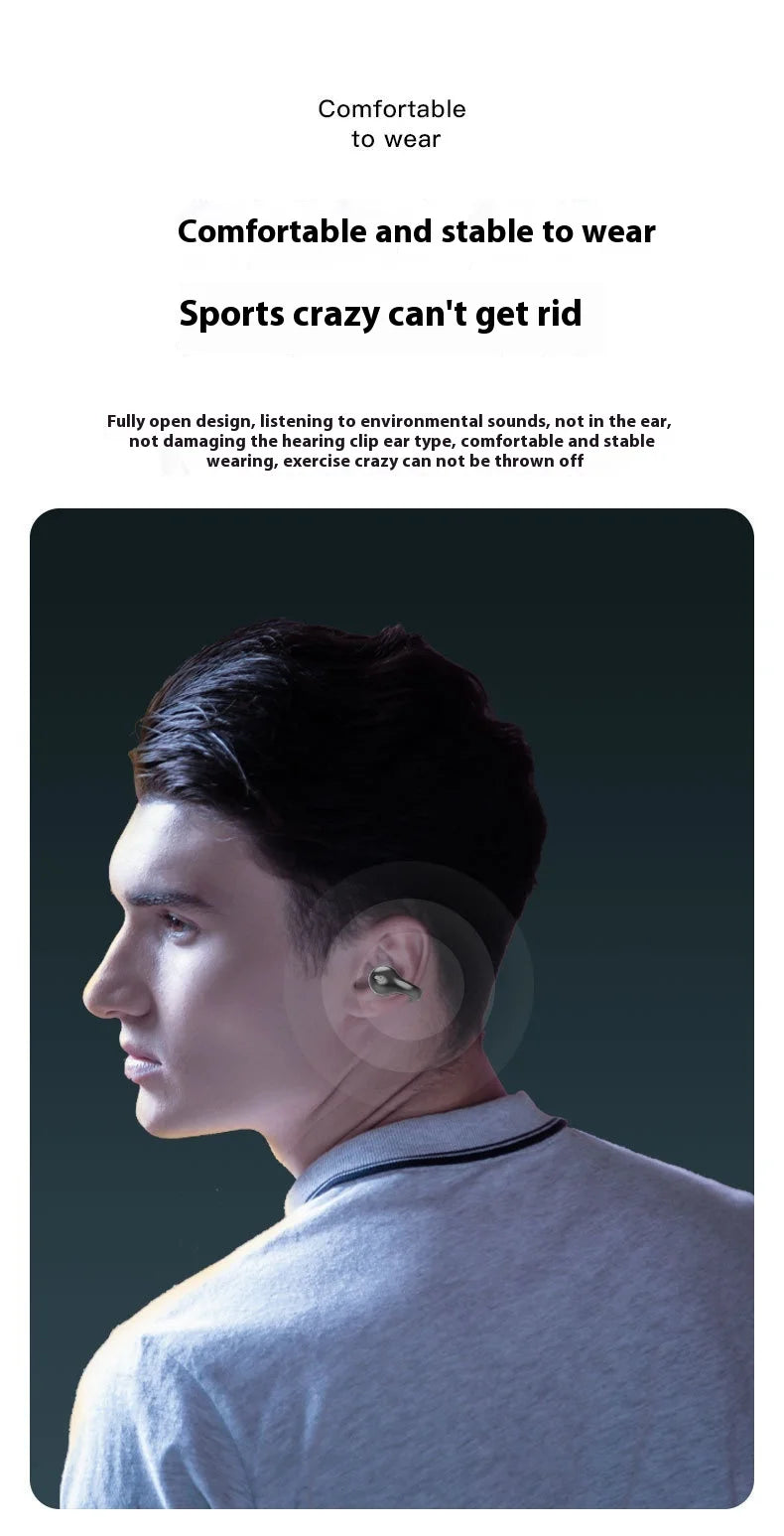 XIAOMI T7500 Bluetooth Earphones Bone Conduction Stereo Sports Life Waterproof Earphones with Microphone for Gaming and Music