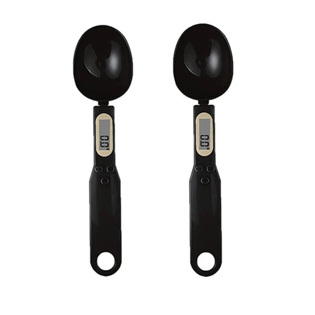 Measure ingredients with precision using this digital spoon scale—electronic LCD display, 0.1-500g capacity, perfect for flour, milk, coffee powder, and more!