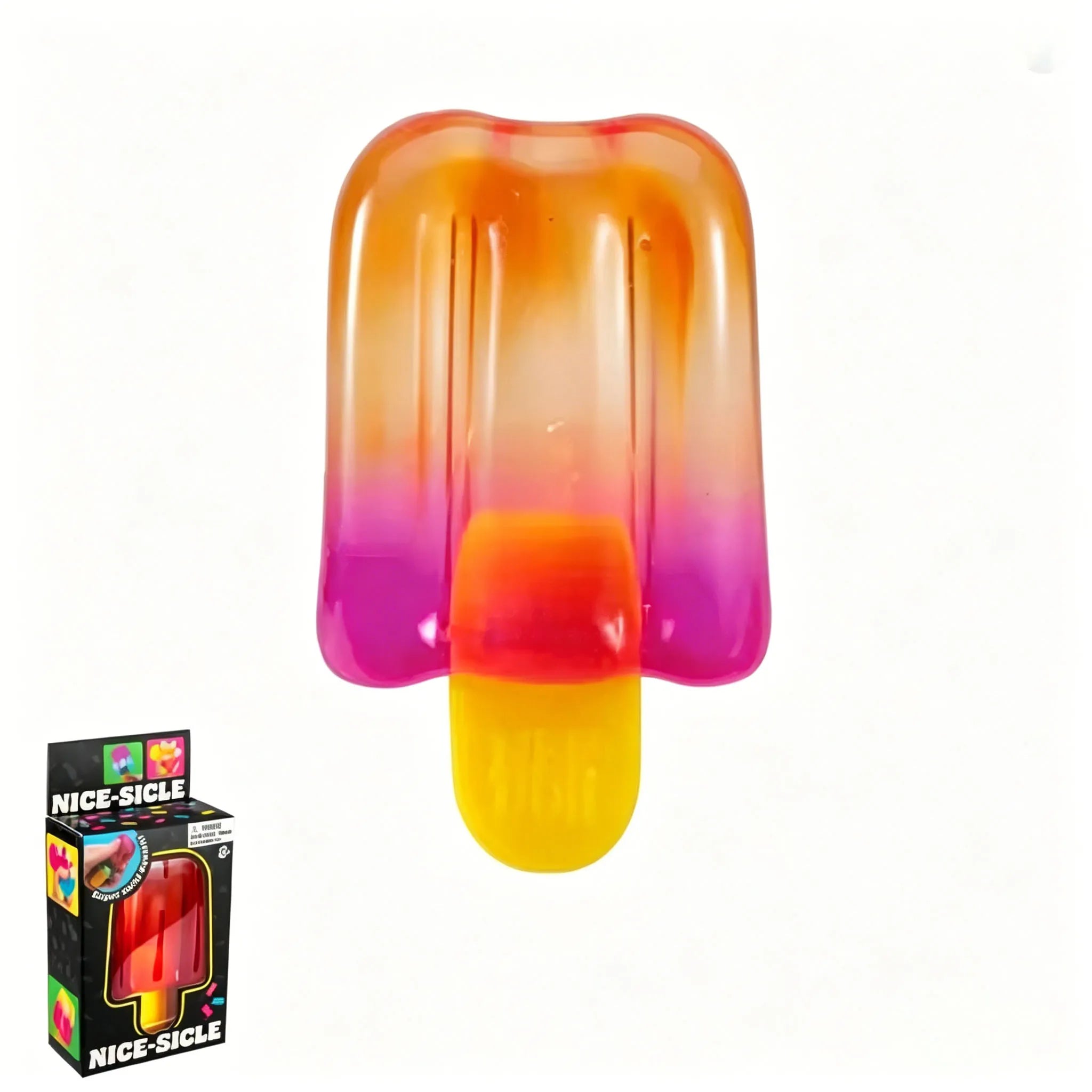 Nice-Sicle Popsicle Sensory Squeeze Toy Super Stress ice lolly Relief for Kids Adults Summer Easfestival gifts 2026