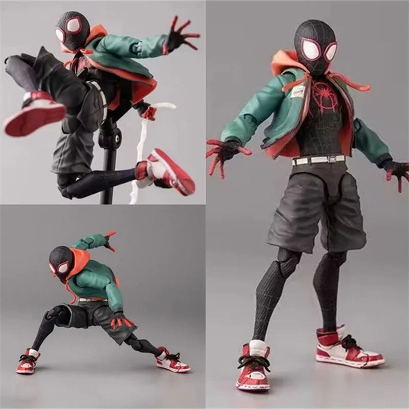 2026 Popular New Thousand Value Practice Parallel Universe Miles Spider Man Super Mobile Handheld Toy Marvel Doll Model Gift