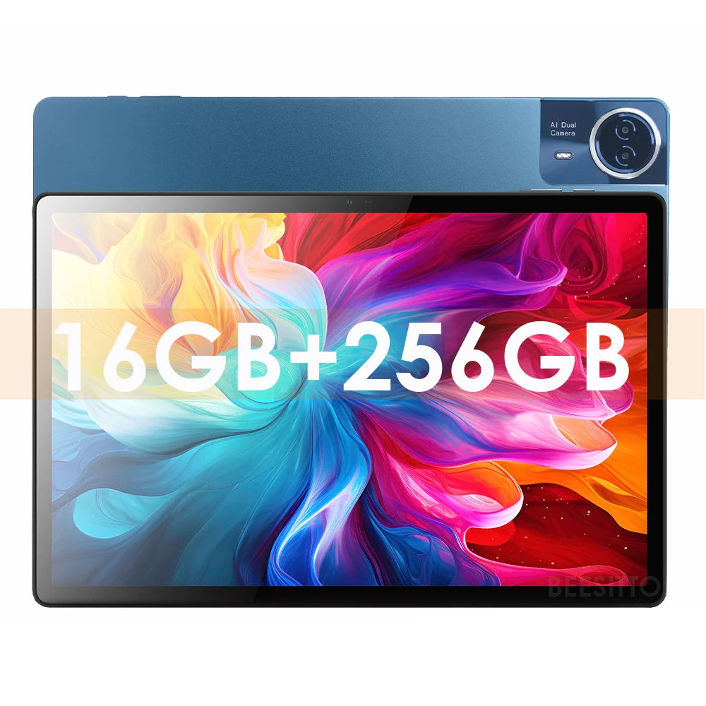 2025 Newest Android 14 Tablet 14.1 inch T616 Octa-Core Tablets with 16GB RAM+512GB ROM 12000mAh Large Battery BT5.0 5G WiFi GPS