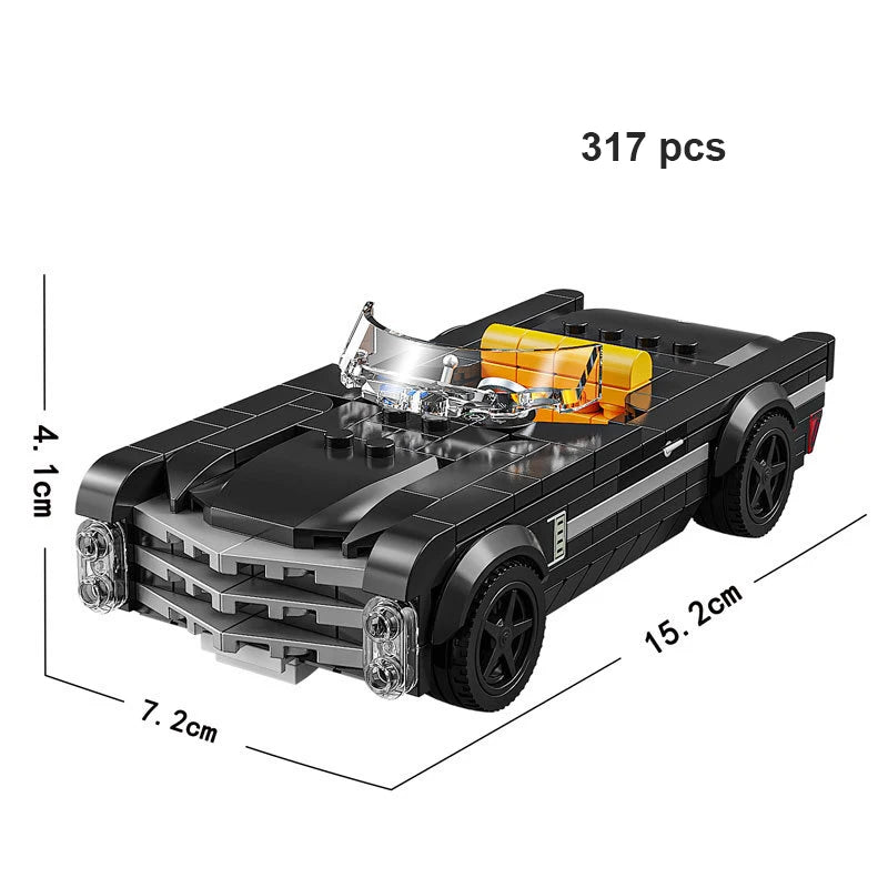 Technical Car Speed Racing Building Blocks Bricks Sets Sports Car MOC Garage City Vehicle Creative Toys For Kids