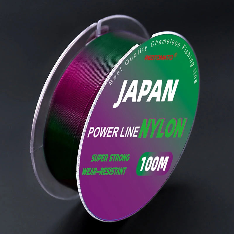 REDTOMATO 500m/1000m Color Changing Chameleon Line Fluorocarbon Coat Monofilament Nylon  Carp Wire Leader Line Fishing Equipment