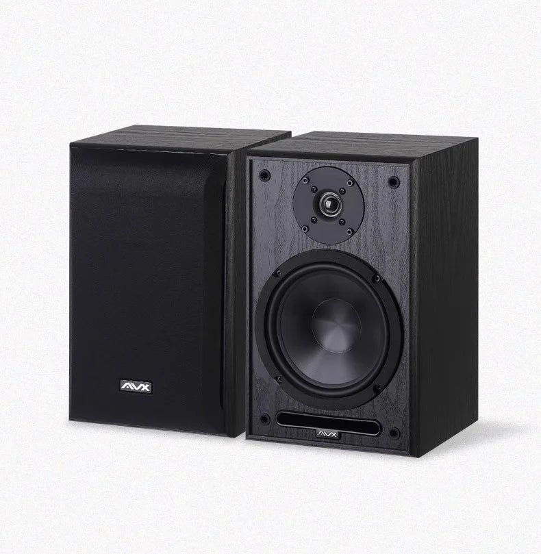 Household 6.5 Inch Bookshelf Speaker 100W*2 Output Power 2 Way HIFI Passive Speaker 2.0 Stereo 1 Inch Silk Film Dome Tweeter