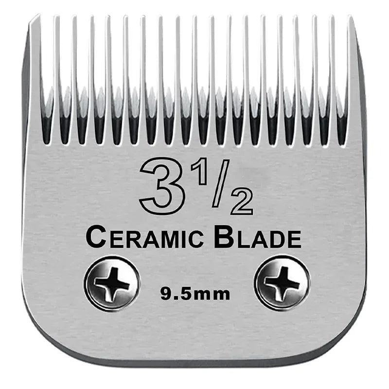 Detachable Pet Dog Cat Grooming Clipper Ceramic Blade Compatible with Most Andis,Oster A5,Wahl KM10 Series Animals Clippers